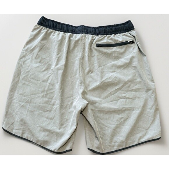 Vuori Mens Banks Shorts Large Light Gray Drawstring Athletic Workout Unlined 7” - Picture 6 of 8
